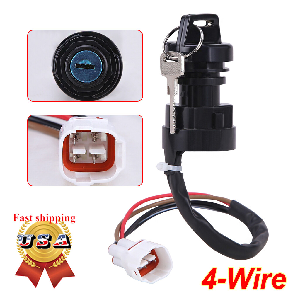 New Ignition Key Switch for Yamaha Bear Tracker 250 YFM250B