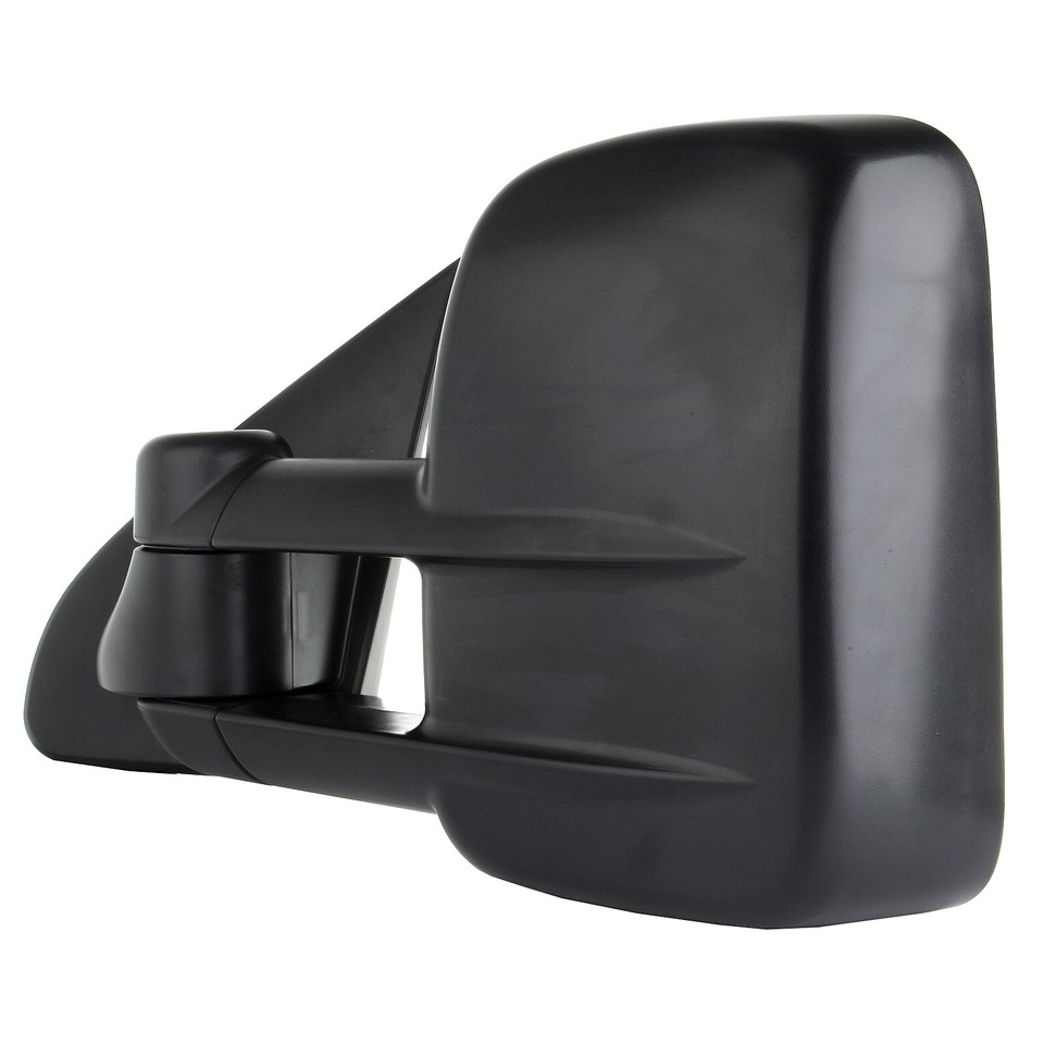 White Power Fold Tow Mirror DRL+LED Sequential For 14-18 Silverado