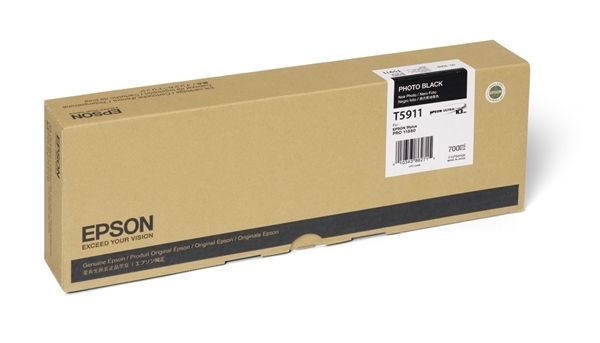 Original Ink EPSON Stylus Pro 11880 / T5911 Photo Black 700ml Cartridge