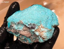 Morenci Turquoise Rough W/ Quartz - Pyrite   |  Huge 3