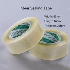 Quality Strong Clear Tape Parcel Packing Tape 45MM X 165M Card Box Sealing Rolls