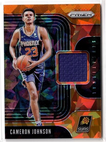Cameron Johnson 🏀2019 Panini Prizm Sensational Swatches 🏀 Orange ICE