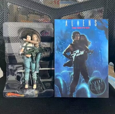 NECA ALIENS RESCUING NEWT DELUXE SET 7'' Action Figure 1:12 Doll LT RIPLEY Alien