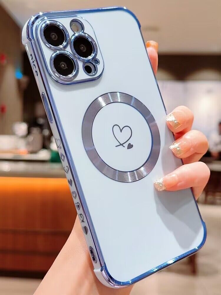 LCHULLE Compatibile Con IPhone 16 Pro Max(6.9 Pollici) Cover Amore Cuore Custodia Ragazza Silicone Cover Cuori Protezione Fotocamera Antiurto Custodia Cute Love Case Per IPhone 16 Pro Max Rosa - Foto 5