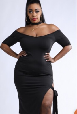 Sexy Black Dress Plus Size | eBay