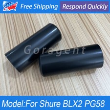 1 Pair For Shure BLX2 PG58 Handheld Wireless Transmitter Mic Battery Cup Cover