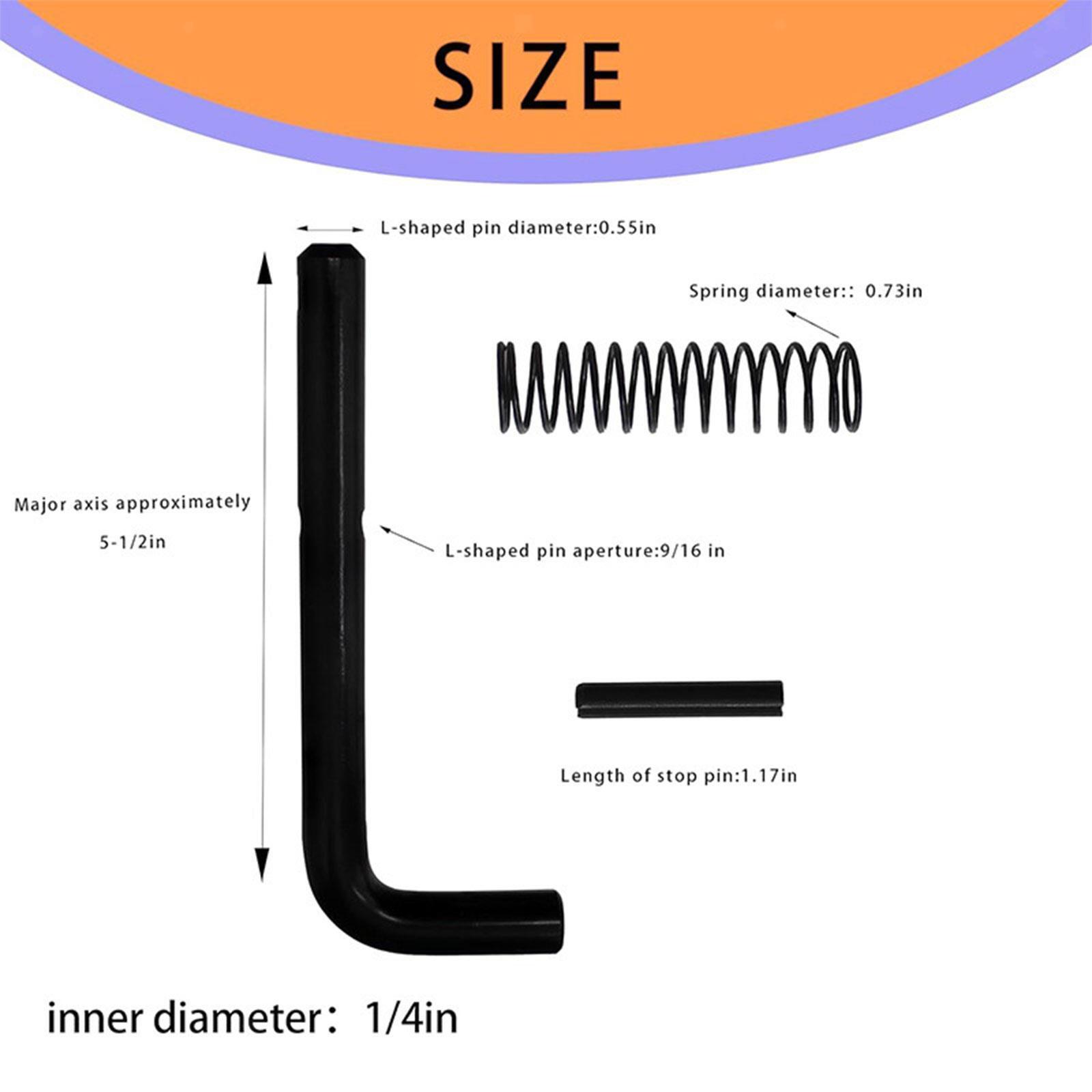 2Pcs 819T Trailer Gate Spring Latch Repair Kit Trailer Gate Pin