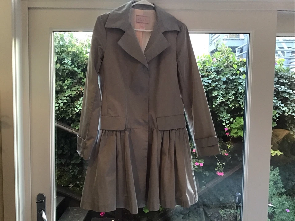 Pink Tartan Silver Color Coat Size 4, Made In Canada - Image 2 of 4