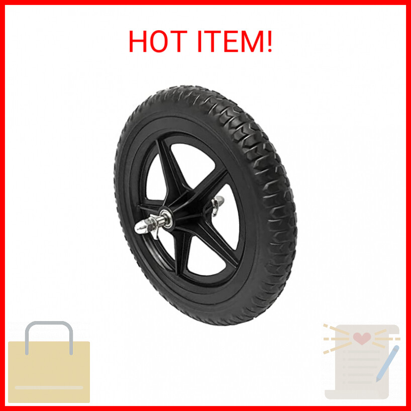 12 Inch EVA Foam Balance Bike Replacement Wheel, Compatible with