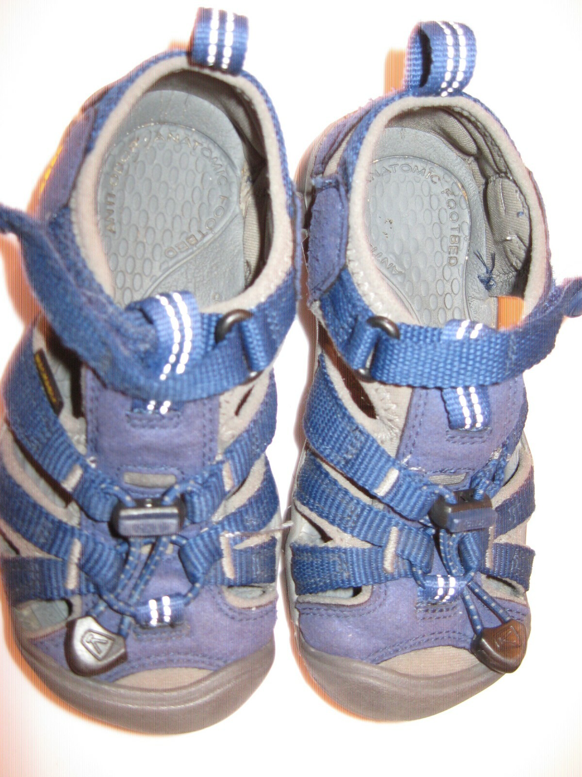 Sandali Keen Newport da trekking acqua blu grigio impermeabili bambini taglia 10 usati in ottime condizioni