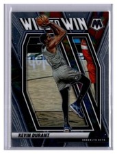 Kevin Durant 2020-21 Panini Mosaic Basketball Will to Win Insert Card #1