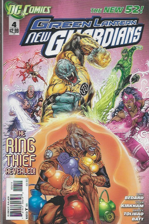 GREEN LANTERN NEW GUARDIANS (2011) #4 - Back Issue (S)