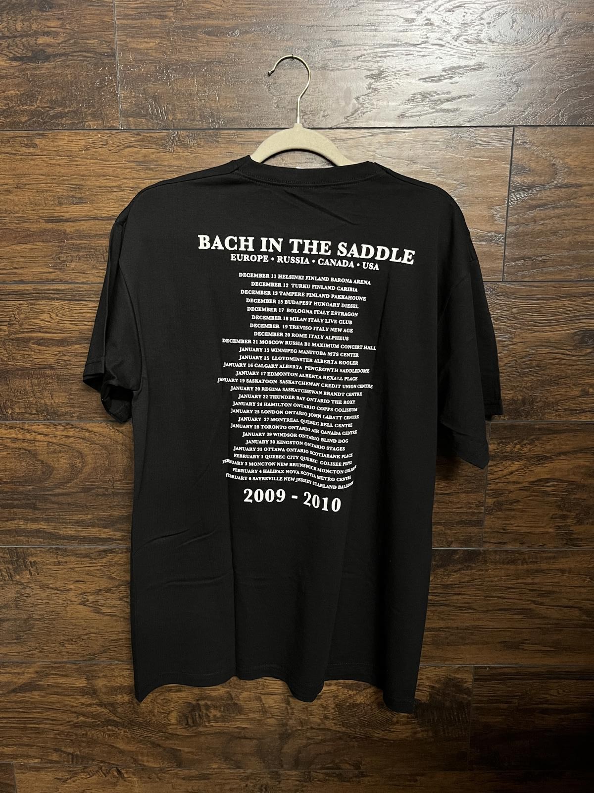 FILA Camicia y2k Skid Row Sebastian Bach Bach in the Saddle Tour L