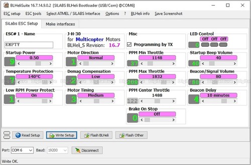 RC Brushless ESC 35A 45A BLHeli_S 2-6S DShot600 Adjustable LED - Quadcopter FPV - Picture 4 of 10