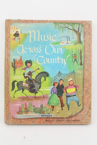 C1960 LOT ABC Music Series For Young Americans Book 4 5 Music Across our Country - Picture 16 of 21