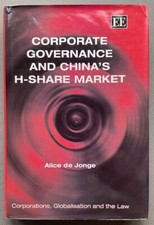 Corporate Governance and China's H-Share Market Alice de Jonge