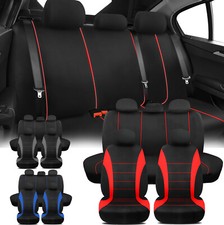 For Nissan Car Seat Covers Polyester Front Rear Full Set Cushion Protectors Pad For Nissan Car Seat Covers Polyester Front Rear Full Set Cushion Protectors Pad