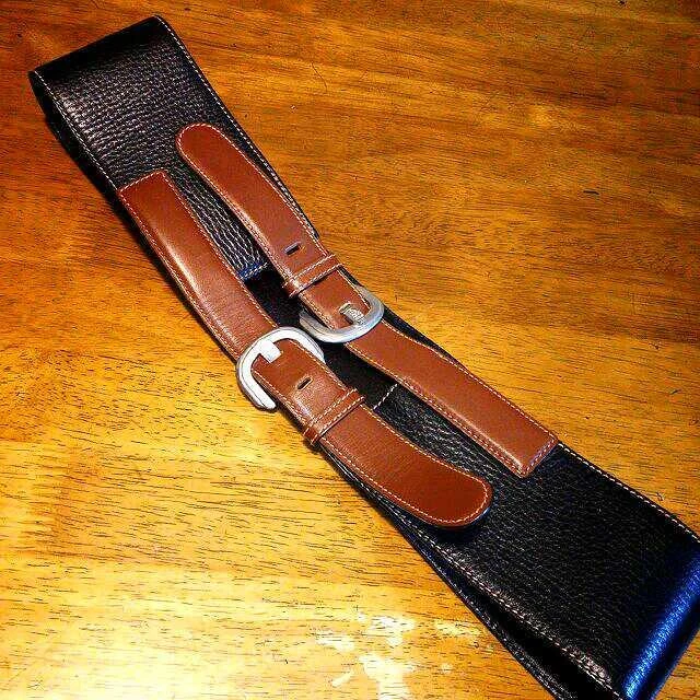 Ceinture double boucle GUCCI
