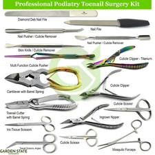 Professional Podiatry Tools Chiropody Ingrown Nail Clipper Manicure Pedicure Set