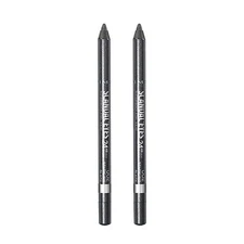 Rimmel Waterproof Kohl Kajal Eyeliner, Sparkling Black, 0.04 Fl Oz, Pack of 2