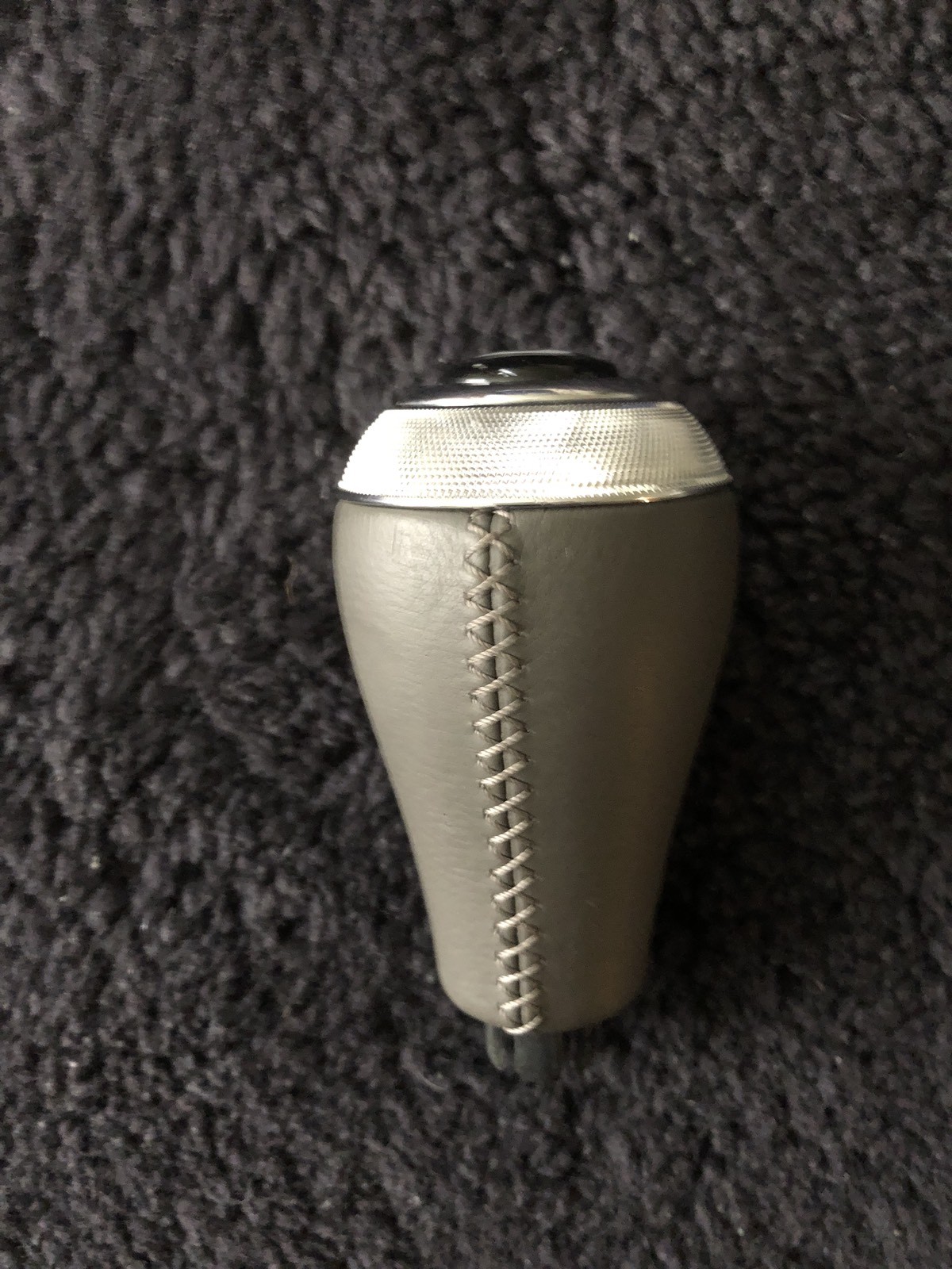 Bentley Mulsanne 2011-17 Driving Edition Gear Shift Knob Grey Hide Chrome OEM