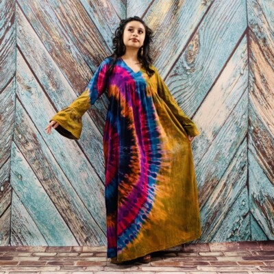 green emerald velvet dress Amazon.com: Festival Tie Dye Dress - Adult Standard Size, Multicolor