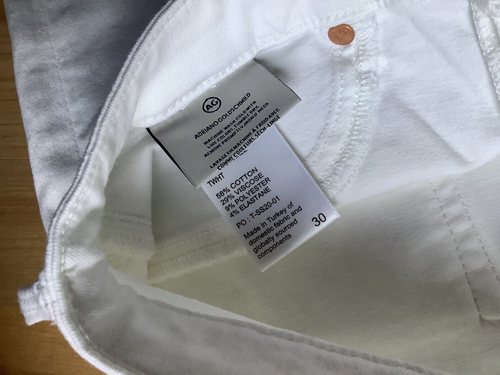 AG Adriano Goldschmied Skinny 5 Pocket Jeans Weiß Gr. 30 NEU - Bild 7 von 7