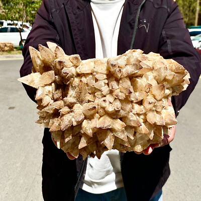 10.27LB Natural newly discovered beautiful calcite crystal cluster specimen