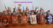 Roman Legionary shields, Roman Römer Schild Romain Soldier PLAYMOBIL compatible