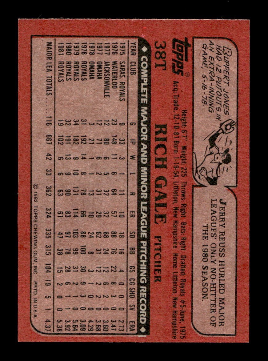 1982 Topps Traded 1-132 EX-MT/NM Pick From List All PICTURED - Picture 253 of 501