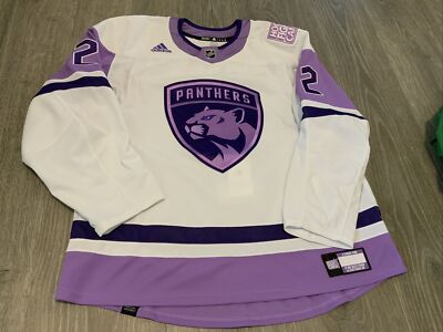 adidas Florida Panthers Jersey HFC Hockey Fights Cancer Size: 56