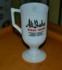 VTG.Ali Baba Steak House Canada Milk Glass Coffee Cup Mug Waterloo London Whitby