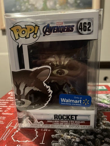 Funko Pop! Vinilo: Marvel - Rocket - Walmart (WMT) (Exclusivo) #462