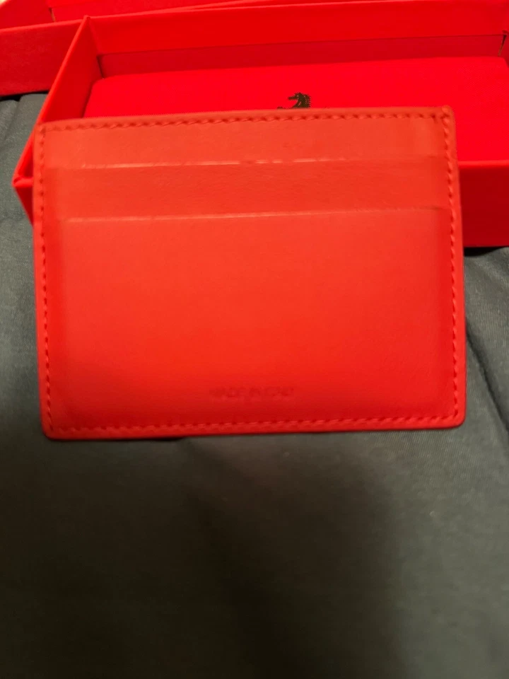 Ferrari Second Life leather card case Red - Image 2 of 4