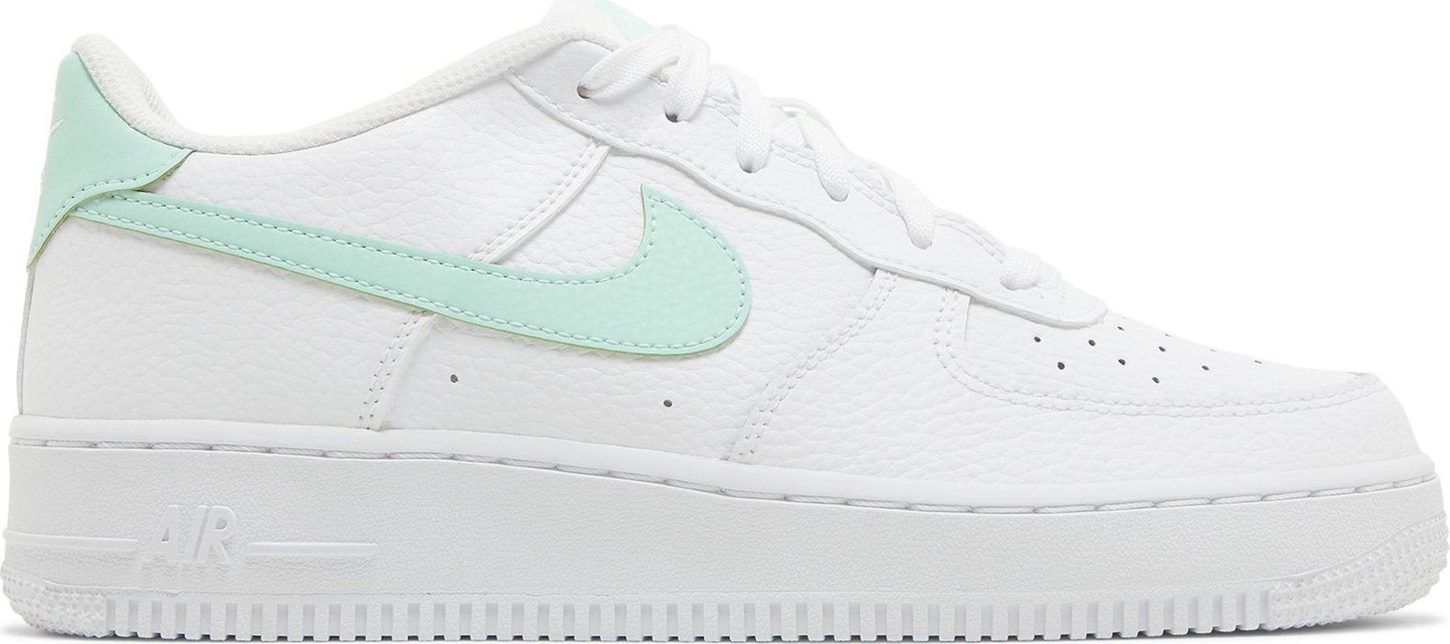[CT3839-105] Кроссовки для начальной школы Air Force 1 Low (GS) Mint Swoosh