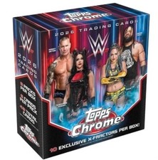 2026 Topps Chrome WWE Factory Sealed Mega Box - IN HAND