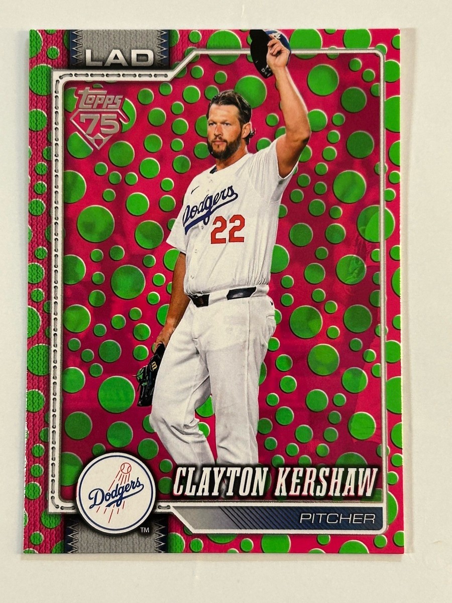 Clayton Kershaw 2026 Topps (SP) Pink-Green Polka Dot Easter