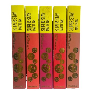 5x Maybelline Super Stay Matte Ink Liquid Lipstick #430, #440, #455, #445, #460