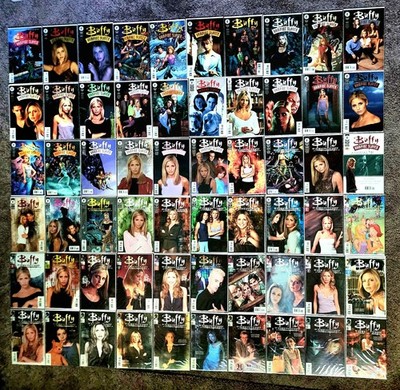 60x Buffy the Vampire Slayer 1st Series Set Dark Horse Comics - 46 Photo Covers 