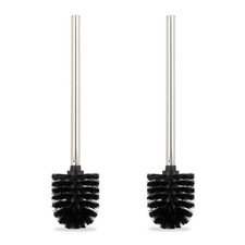 Brosse de toilettes pour wc 8 pièces noir Brosse de toilette Set de brosses WC