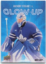 2025-26 Upper Deck Series 2 Glow Up #GU-18 Anthony Stolarz Toronto Maple Leafs