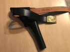 Dixie Gun Works Civil War Holster, Belt and Officers Belt Buckle Combo