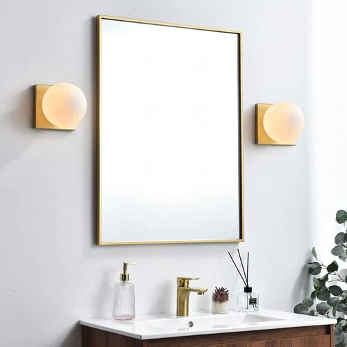 Elegant Lighting LD7303W6 Jaylin 6" Tall Bathroom Sconce - White - Picture 2 of 12