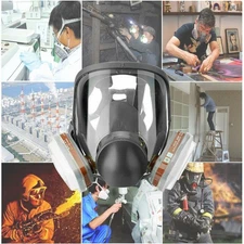 15 in 1 Full Face Gas Mask Facepiece Respirator For Painting Spraying 6800 Serie