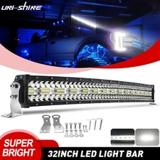 Curved 32" inch LED Light Bar Spot Flood Combo Beam Fit Ford Truck 4WD Offroad
