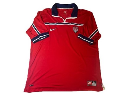 NIKE XL USMNT 1998 Away Jersey US Soccer 90s Vintage World Cup USA