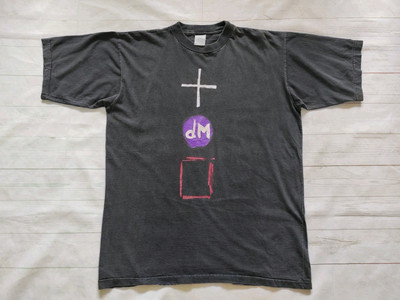 Depeche Mode Vintage 90s Mens XL Band T-shirt Euro Devotional Tour Single Stitch