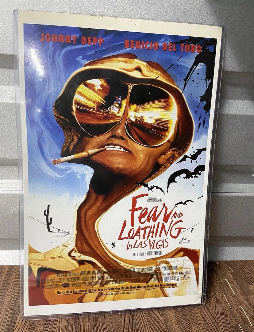 1998 Fear and Loathing in Las Vegas Video Release Promo Poster