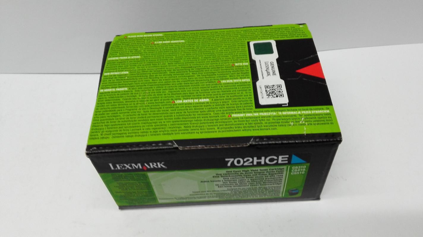 Lexmark 702HE Tonerkartusche 70C2HCE Cyan für Lexmark CS-310/CS-410