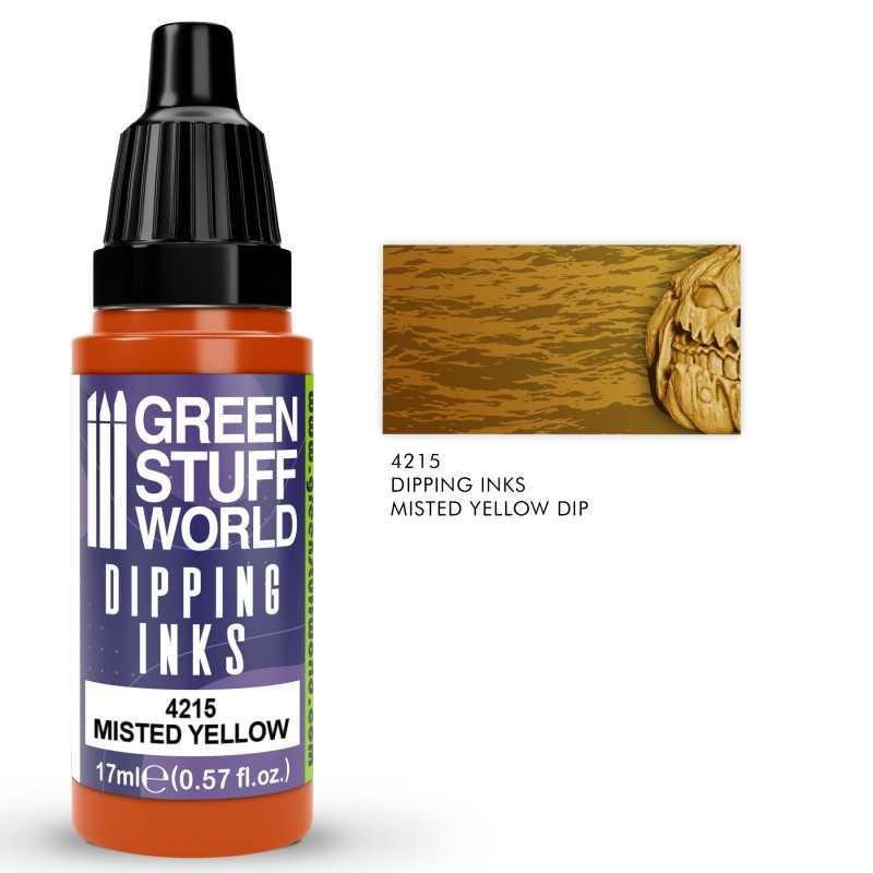 Green Stuff World - 4215 - Dipping ink (Speed Contrast) 17ml - Misted Yellow